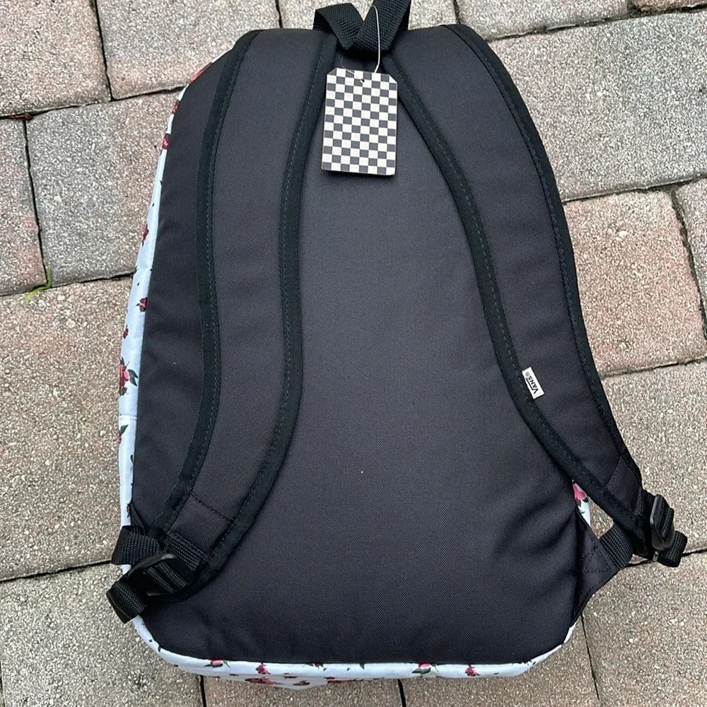 VANS Ranger 2 Prints Roses White Women's Backpack VN0A7UFM3KS NWT